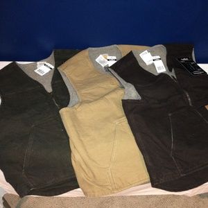 Carhartt Sandstone Rugged Vest - Sherpa Lined